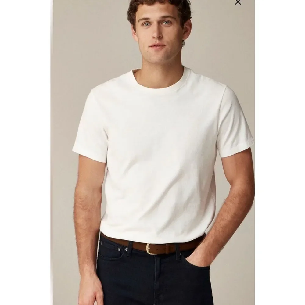 J. Crew Relaxed Premium Weight Cotton Tee NWT size Small